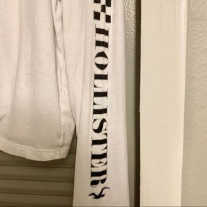 Hollister Tops - Hollister Long Sleeved Holographic White Shirt Hollister Tops - Hollister Long Sleeved Holographic White Shirt